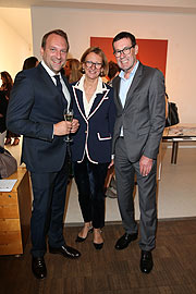Daniele Sttühler, Dorothee Wahl , PIN; und Willi Bonke, General Manager Premium Cars (©Photo Gisela Schober/Getty Images)